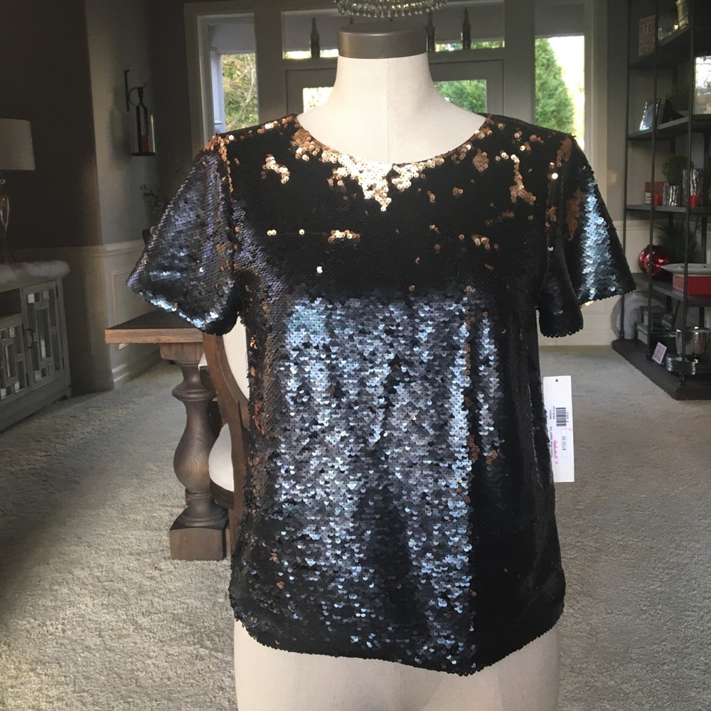 NWT sequin Weston Wear top